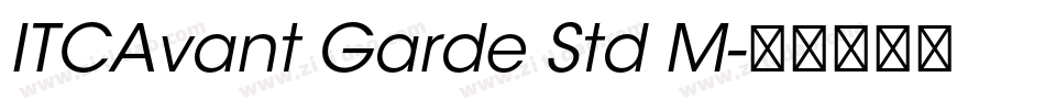 ITCAvant Garde Std M字体转换